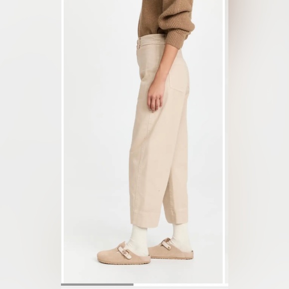Apice Apart Chino Mari Barrel Pant-Sand - Picture 3 of 7